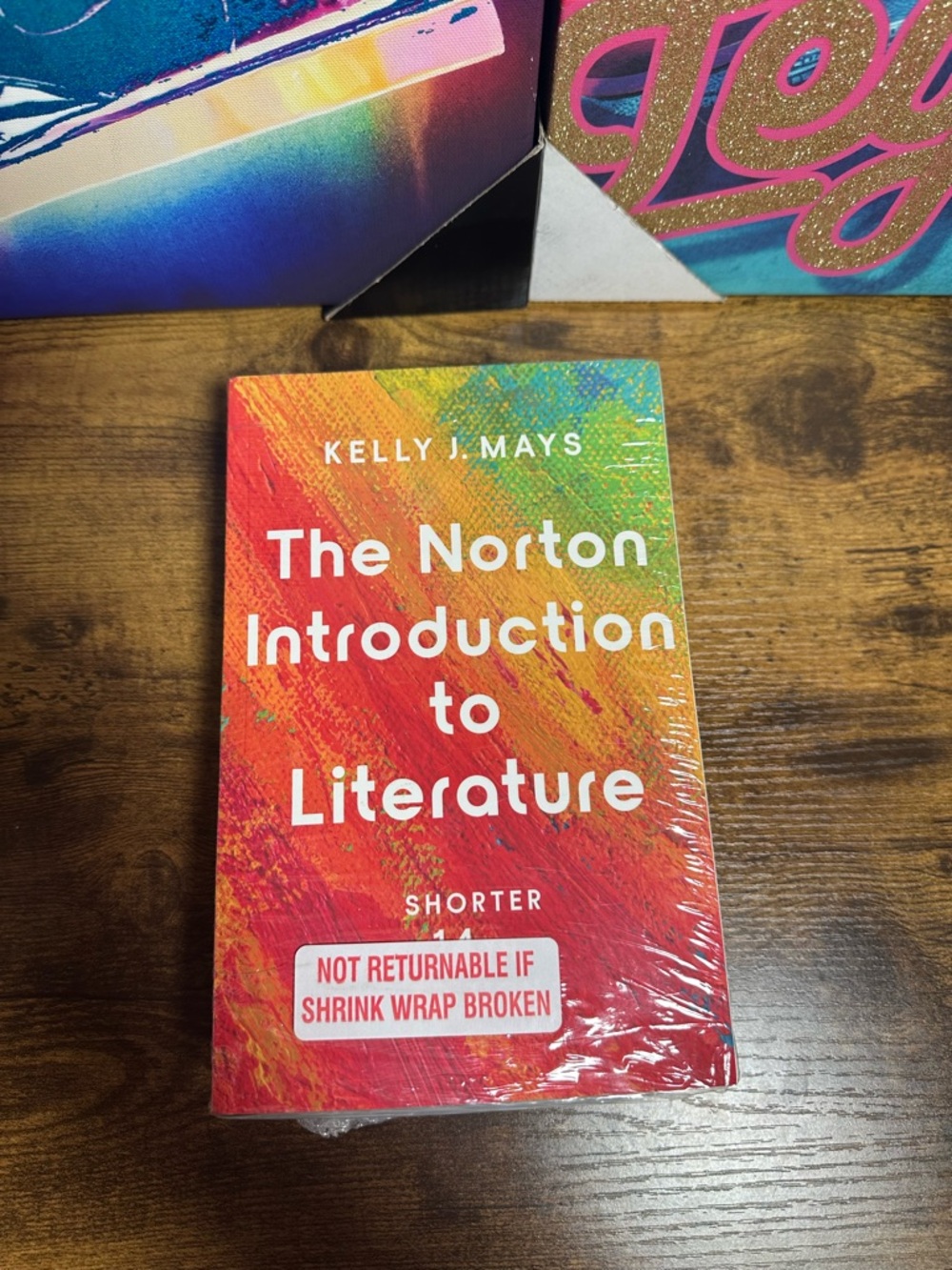 The Norton Introduction to Literature Paperback - Mays Kelly Shorter 14th UNUSED